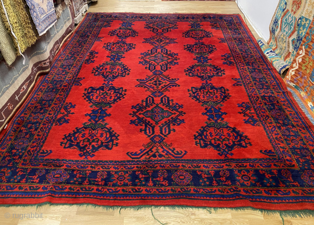 1920's Red & Blue Turkish Carpet
Size: 380 x 275
Condition Near Perfect
POR
Circa 1920                     