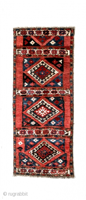 Rare Uzbek napramach. Measures 96cm x 39cm In perfect condition. All natural colours.                    