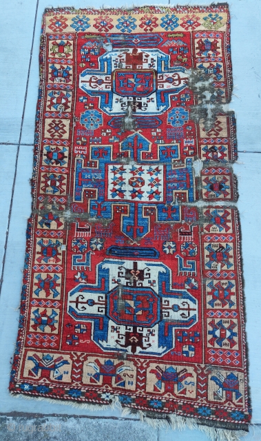 East Anatolian Kurdish rug 7'8"x3'9"                            