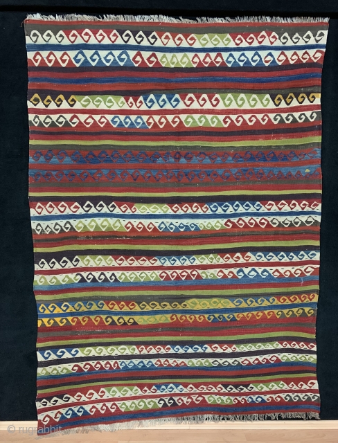 Anatolian Konya Kilim Size 150x206 cm / 4'9'' x 6'8''                       