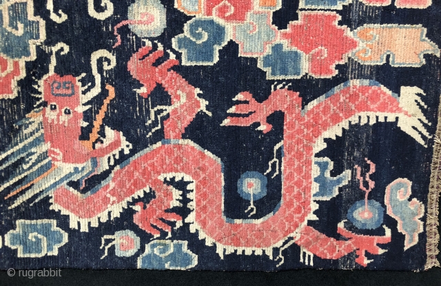Tibetan Dragon Rug 88x150 cm / 2'9'' x 5'0''                        
