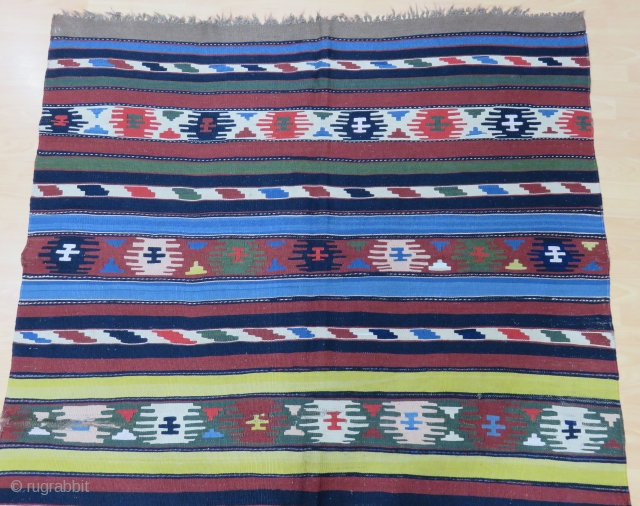 Caucasian Karabagh Kilim Size 172x302 cm /5'7''x9'9''                          