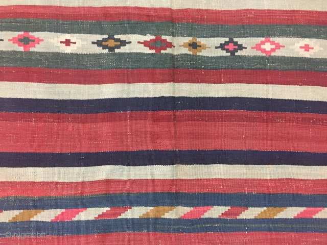 Caucasian Kilim Size 150x310 cm / 5'0''x10'18''                          