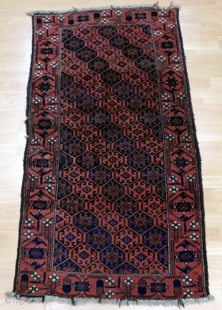 Beluch Rug Size 98x170 cm / 3'2''x5'6''                          