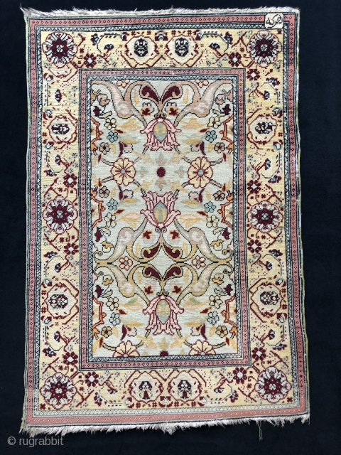 Anatolian Hereke Rug Size 100x149 cm / 3'3'' x 4'9''                       