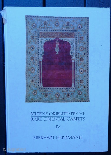 Eberhart Herrmann Book -- Rare Oriental Rug catalog Vol. IV

Some of the best examples of woven art. 
Excellent quality images.
Damaged binding, otherwise good condition         