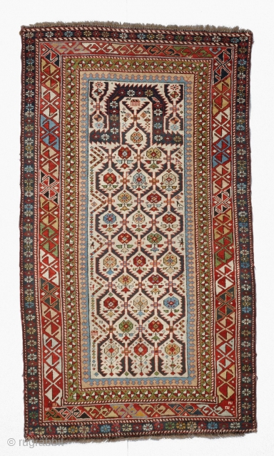 Late of the 19th Century Caucasian Prayer Shirvan Rug.
 
Genarally Good Condition.
 
Size 100x173 cm

Please contact me directly on this email : alpagutrugs@gmail.com          