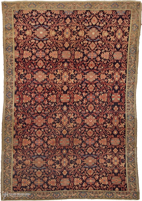 Antique Persian Malayer Rug
Persia ca.1870
6'5" x 4'5" (196 x 135 cm)
FJ Hakimian Reference #11063                   