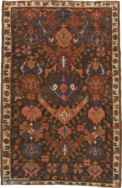 Antique Caucasian Rug
East Caucasus ca.Late 19th century
5'4" x 3'6" (163 x 107 cm)
FJ Hakimian Reference #11225
                 