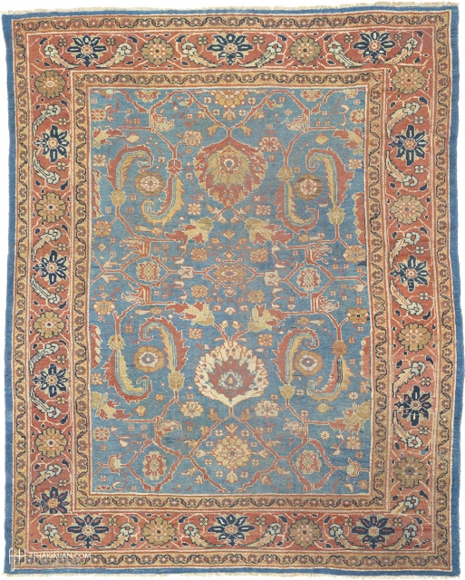 Antique Persian Sultanabad Rug
Persia ca.1890
10'2" x 8'1" (310 x 247 cm)
FJ Hakimian Reference #06097
                   