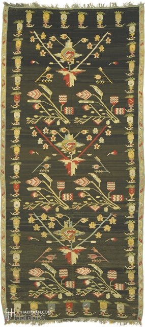 Antique Bessarabian Rug
USSR ca. 1880
10'8" x 4'11" (326 x 150 cm)
FJ Hakimian Reference #02253
                   