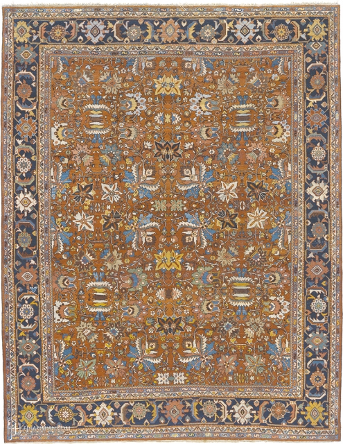 Antique Persian Sultanabad Rug
Persia ca.1910
11'8" x 9'3" (356 x 282 cm)
FJ Hakimian Reference #06078
                   