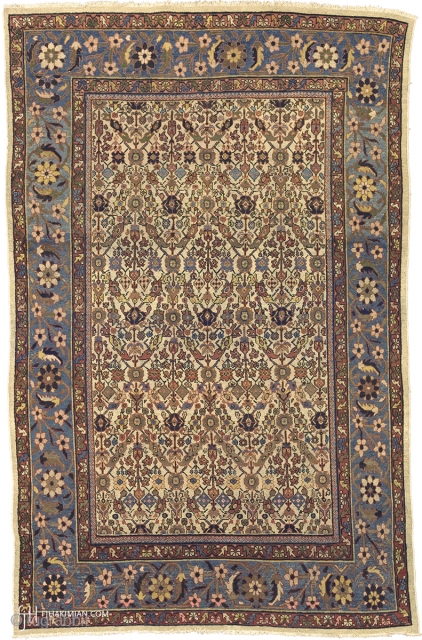 Antique Persian Mahal Rug
Persia ca.1900
12'10" x 8'5" (392 x 257 cm)
FJ Hakimian Reference #06214
                   