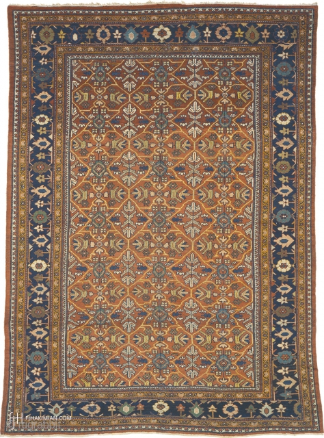 Antique Persian Mahal Rug
Persia ca.1920
13'11" x 9'11" (425 x 303 cm)
FJ Hakimian Reference #06124
                   