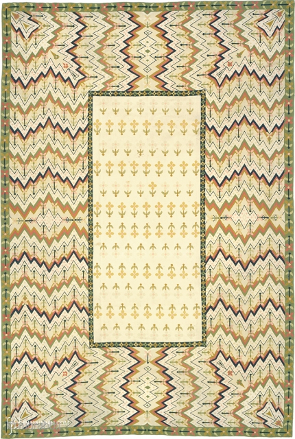 Antique French Aubusson Rug
France ca. 1920
14'10" x 9'10" (453 x 300 cm)
FJ Hakimian Reference #02525
                  