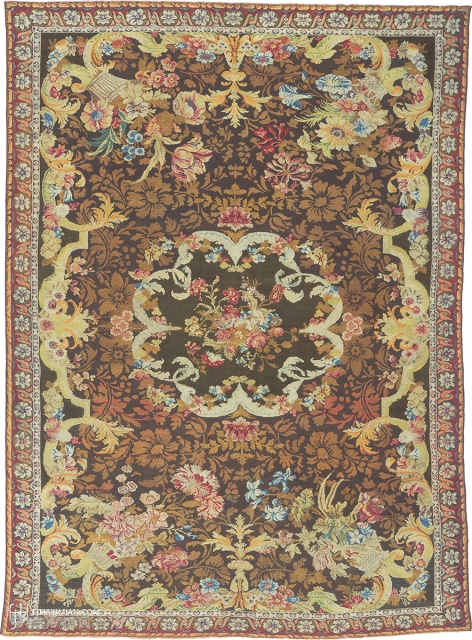 Antique English Axminster Rug
England ca. 1780
15'5" x 11'2" (471 x 341 cm)
FJ Hakimian Reference #03318
                  