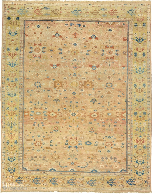 Antique Persian Sultanabad Ziegler Rug
Persia ca. 1890
15'0" x 11'7" (458 x 354 cm)
FJ Hakimian Reference #06136
                 