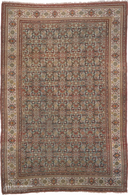 Antique Indian Agra Rug
India ca. 1880
15'6" x 10'5" (473 x 318 cm)
FJ Hakimian Reference #09040
                  