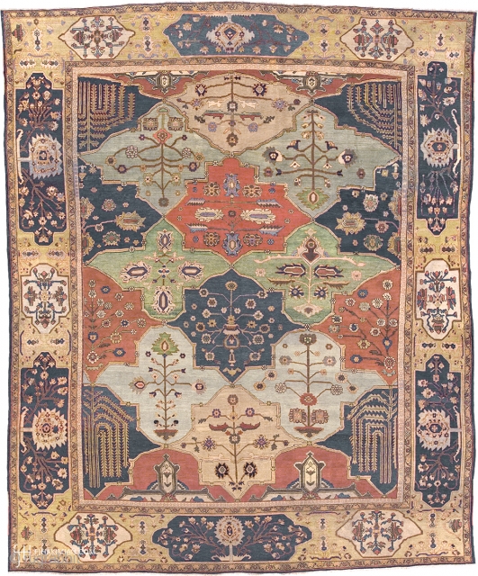 Antique Persian Sultanabad Carpet
West Persia ca. 1890
16'3" x 13'3" (496 x 404 cm)
FJ Hakimian Reference #06216
                 