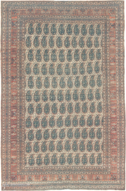 Antique Persian Tabriz Rug
North-West Persia ca. 1875-1900
17'0" x 11'2" (519 x 341 cm)
FJ Hakimian Reference #07156
                 