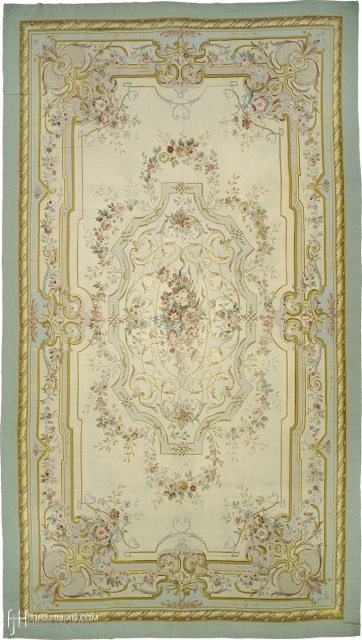 Antique French Aubusson Rug
France ca. 1870
17'11" x 10'0" (547 x 305 cm)
FJ Hakimian Reference #02214
                  