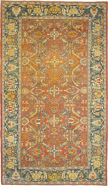 Antique Persian Sultanabad Ziegler Rug
Persia ca. 1890
17'10" x 10'4" (544 x 315 cm)
FJ Hakimian Reference #06191
                 