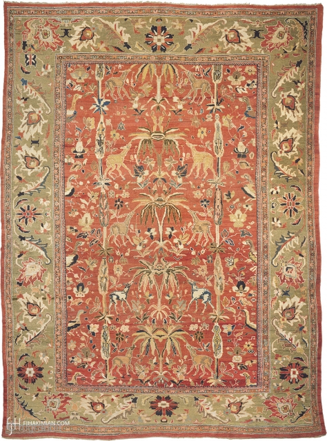 Antique Persian Sultanabad Rug
Persia ca. 1880
17'9" x 12'11" (542 x 394 cm)
FJ Hakimian Reference #06196
                  