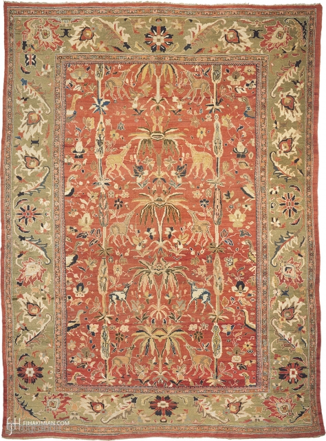 Antique Persian Sultanabad Rug
Persia ca. 1880
17'9" x 12'11" (542 x 394 cm)
FJ Hakimian Reference #06196
                  