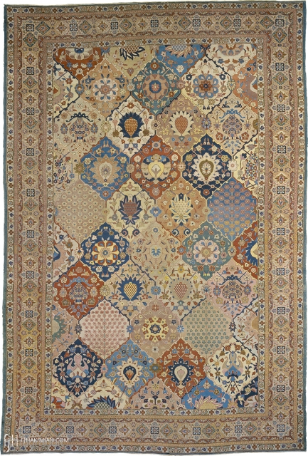 Antique Persian Tabriz Rug
Persia ca. 1900
18'0" x 12'0" (549 x 366 cm)
FJ Hakimian Reference #07082
                  