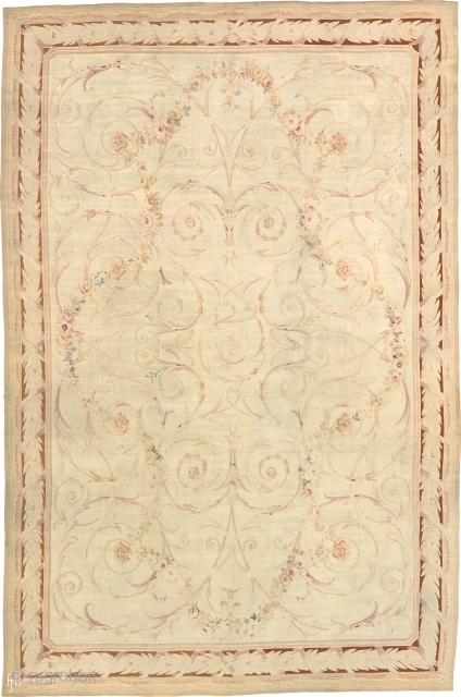 Antique French Aubusson Rug
France ca.1870
19'9" x 12'8" (603 x 387 cm)
FJ Hakimian Reference #02094
                   