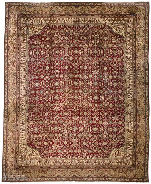 Antique Indian Agra Rug
India ca.1870
19'5" x 15'4" (593 x 468 cm)
FJ Hakimian Reference #09005
                   