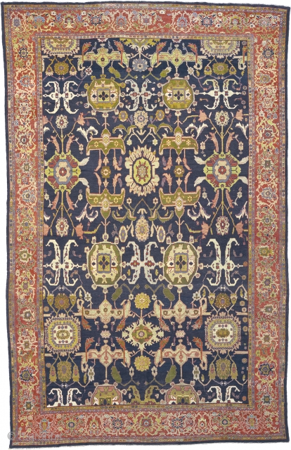 Antique Persian Sultanabad Rug
Persia ca.1890
20'3" x 12'8" (618 x 387 cm)
FJ Hakimian Reference #06057
                   