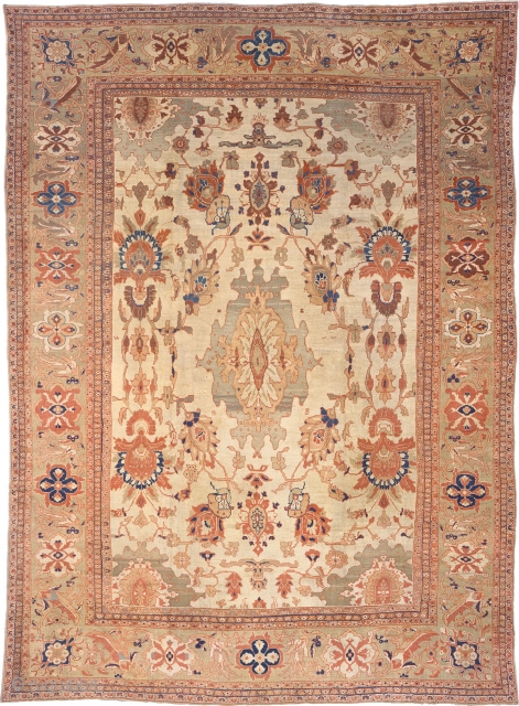 Antique Persian Ziegler Sultanabad Rug
Persia ca.1880
20'5" x 15'0" (623 x 458 cm)
FJ Hakimian Reference #06175
                  