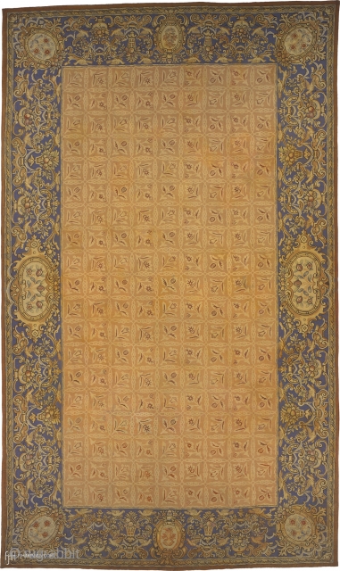 Antique English Needlepoint Rug
England ca. 1890
20'7" x 11'11" (628 x 364 cm)
FJ Hakimian Reference #02500
                  