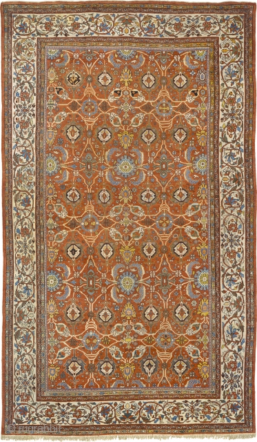 Antique Persian Ziegler Sultanabad Rug
North-West Persia ca.1890
21'10" x 12'7" (666 x 384 cm)
FJ Hakimian Reference #06121
                 