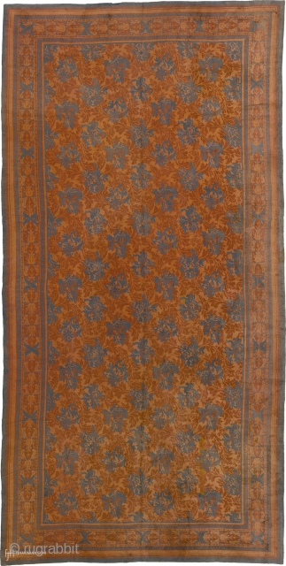 Antique English Savonnerie Rug
England ca.1870
26'7" x 13'4" (811 x 407 cm)
FJ Hakimian Reference #03003
                   