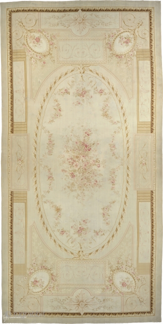 Antique French Aubusson Rug
France ca.1870
38'2" x 19'2" (1165 x 585 cm)
FJ Hakimian Reference #02301
                   