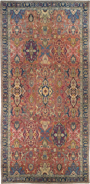 Antique Indian Rug
India ca. 1860
34'0" x 16'7" (1038 x 506 cm)
FJ Hakimian Reference #09002
                   