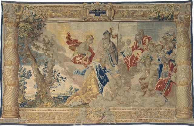 Antique French Tapestry
France ca. 1740
21'6" x 13'6" (656 x 412 cm)
FJ Hakimian Reference #02210
                   