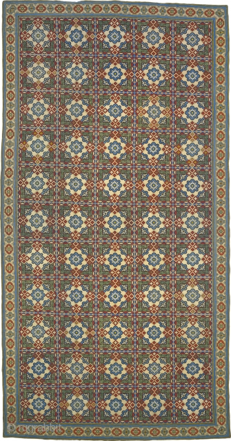 Antique French Needlepoint Rug
France ca. 1900
17'11" x 9'2" (547 x 280 cm)
FJ Hakimian Reference #02530
                  