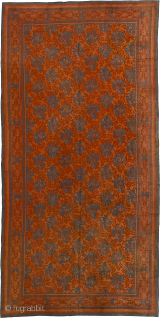 Antique English Axminster Rug
England ca.1870
26'7" x 13'4" (811 x 407 cm)
FJ Hakimian Reference #03003
                   
