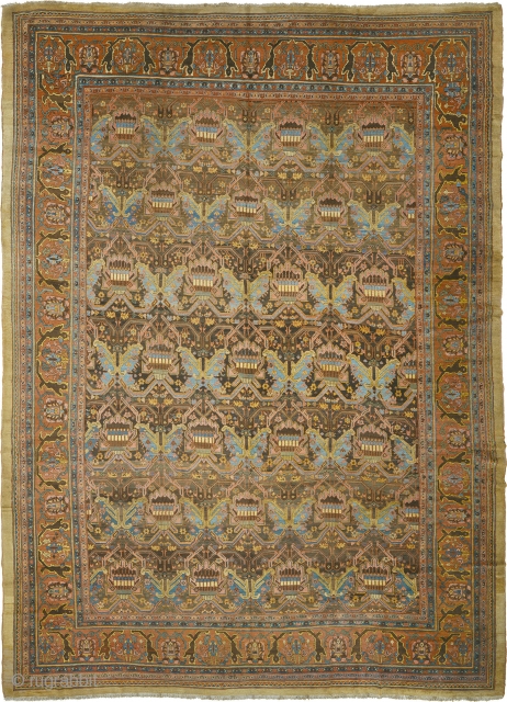 Antique Persian Bakshaish Rug
Persia ca.1850
20'1" x 14'5" (613 x 440 cm)
FJ Hakimian Reference #05003
                   