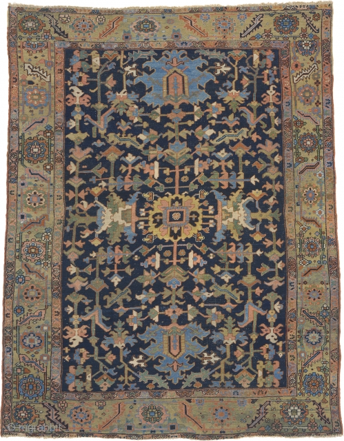 Antique Persian Heriz Rug
Persia ca.1900
12'0" x 9'1" (366 x 277 cm)
FJ Hakimian Reference #05061
                   