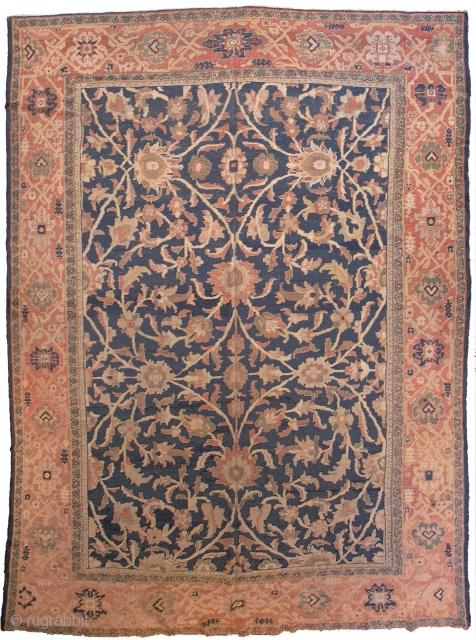 Antique Persian Sultanabad Rug
Persia ca.1900
14'3" x 10'8" (435 x 326 cm)
FJ Hakimian Reference #06060
                   