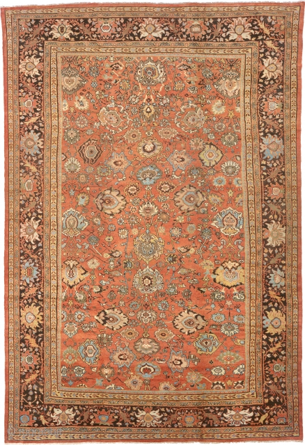 Antique Persian Sultanabad Rug
North-West Persia ca.1890
21'6" x 14'2" (655 x 432 cm)
FJ Hakimian Reference #06143
                  