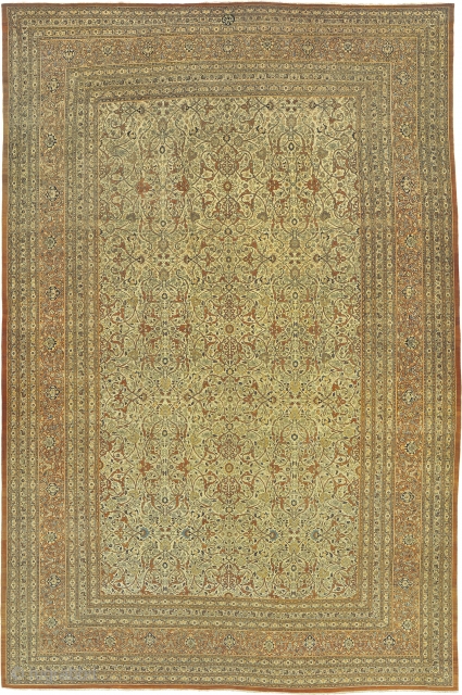 Antique Persian Tabriz Rug
North-West Persia ca.1890
23'0" x 15'0" (702 x 458 cm)
FJ Hakimian Reference #07147
                  