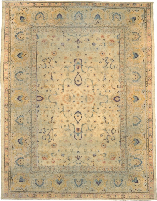 Antique Indian Amritsar Rug
India ca.1910
11'8" x 8'11" (356 x 272 cm)
FJ Hakimian Reference #09061
                   