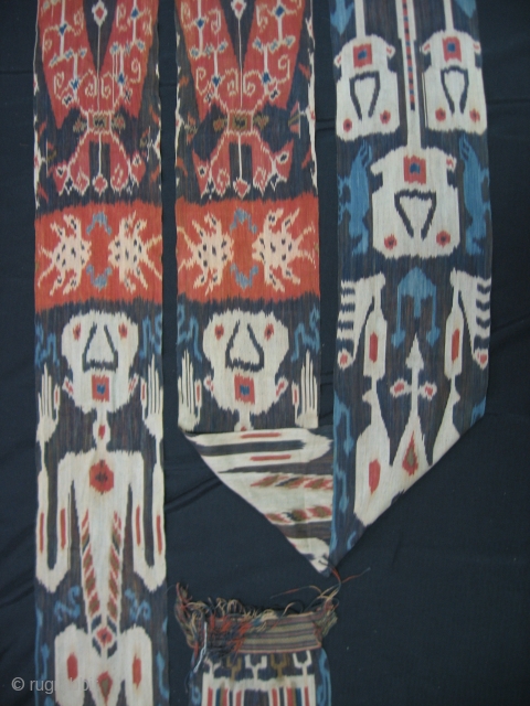 Rare, very long,  Indonesian Ikat weaving. For more info : http://indonesia-textile.blogspot.com                     