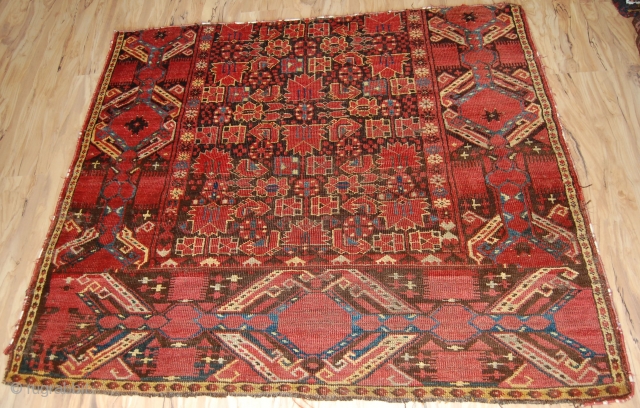 Beshir Rug Fragment. Size: 125x147cm.                            