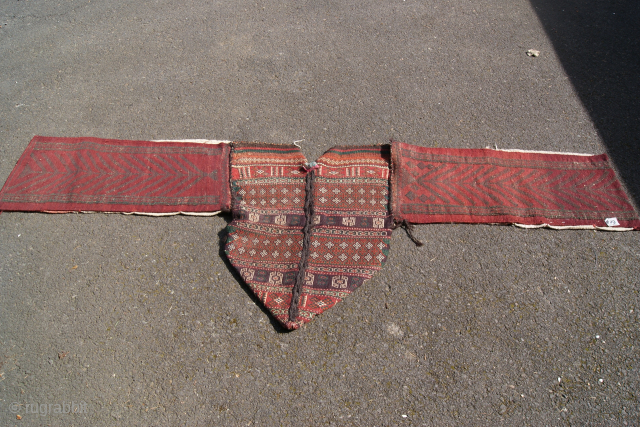 this is very unusual baluch animal trapping late 19th century.                       